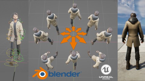 Complete game animators pipeline from Blender to engine Udemy Coupons
